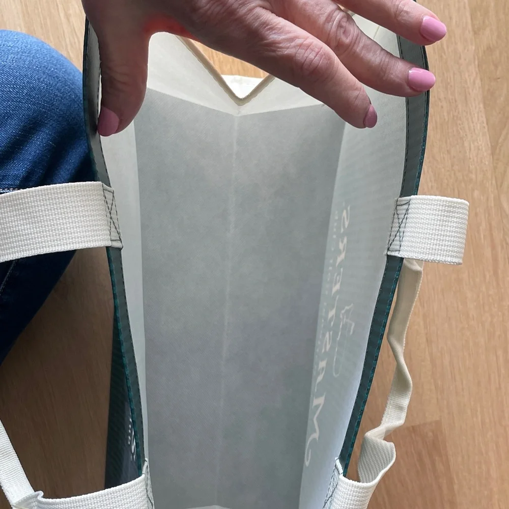 Masters Green and White Augusta Tote Bag
